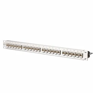 METZ CONNECT 130B11P1-E Ru Frame, Rack, Stainless Steel, Idc Connection X Rj45, 180 Deg. Mounting Angle, 24 Ports | CT3CLY 802L68