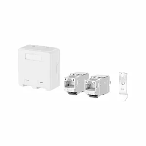 METZ CONNECT 130B21D2APL-E Rj45 Keystone, Rail, 180 Deg. Mounting Angle | CT3CJZ 802KY3