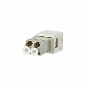 METZ CONNECT 1402300820MI Fiber Optic Adapter Insert, Plastic, 2 Ports | CT3CHE 802KY6