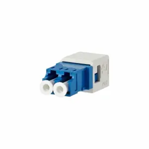 METZ CONNECT 1402L00820MI Fiber Optic Adapter Insert, Plastic, 2 Ports | CT3CHD 802KZ0