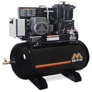 MI-T-M ACS-23105-80HM Electric Air Compressor, 18 Cfm, 860 rpm, 5 HP, 230 V, 1 Phase, 23 A | CV6ZCZ