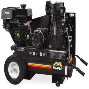 MI-T-M AG2-PM14-08M1 Air Compressor/Generator Combination, Gasoline, 8 Gallon, 420 cc, 16.4 Cfm, 4000 W | CV6ZEU