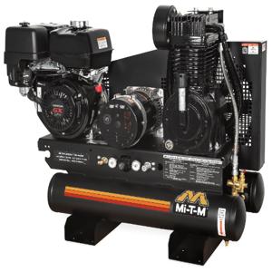 MI-T-M AG2-SH13-08M1E Air Compressor/Generator Combination, Gasoline, 8 Gallon, 389 cc Honda, 16.4 Cfm | CV6ZJA