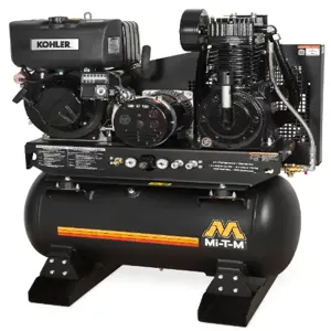 MI-T-M AG2-SKD9-30M Air Compressor/Generator Combination, Diesel, 30 Gallon, 9.1 HP, 16.4 Cfm, 3000 W | CV6XZL