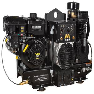 MI-T-M AGW-SV14-B Air Compressor/Generator/Welder Combination, Base Mount, 3600 rpm, 408 cc | CV6YEM