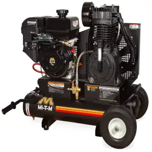 MI-T-M AM2-PM09-08M Air Compressor, 8 Gallon, 17.2 Cfm, 300 cc | CV6YYJ