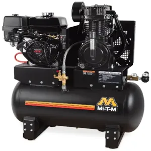 MI-T-M AM2-SH09-30ME Air Compressor, Electric, 30 Gallon, 17.2 Cfm, 270 cc Honda | CV6ZJL