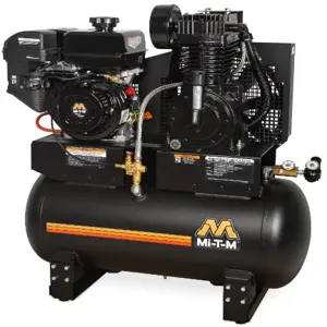 MI-T-M AM2-SM09-30M Air Compressor, 30 Gallon, 17.2 Cfm, 300 cc | CV6ZJK