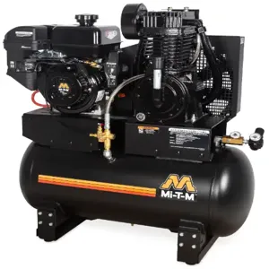 MI-T-M AM2-SM09-30ME Air Compressor, Electric, 30 Gallon, 17.2 Cfm, 300 cc | CV6ZJM