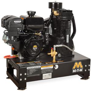 MI-T-M AM2-SM09-B Air Compressor, Base Mount, 30 Gallon, 17.2 Cfm, 300 cc | CV6XZJ