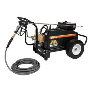 MI-T-M CW-2405-4ME1 Pressure Washer, Portable, 2400 Psi, 4.6 Gpm, 7.5 HP, 230 V, 1 Phase, 32 A | CV6YLP