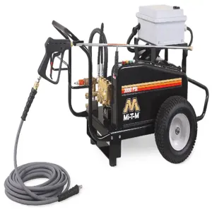 MI-T-M CW-3005-0ME1 Pressure Washer, Portable, 3000 Psi, 4.8 Gpm, 10 HP, 230 V, 1 Phase, 41.5 A | CV6YLU