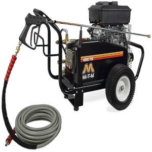 MI-T-M CW-4004-5MV0 Pressure Washer, Portable, 4000 Psi, 4 Gpm, 480 cc With Electric | CV6YMM