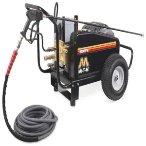 MI-T-M CW-5004-0ME3 Pressure Washer, 5000 Psi Op Pressure, Cold, 15 Hp Hp, 4 Gpm Pressure Washer Flow Rate | CT3QRY 39W815