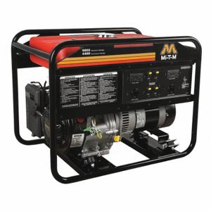 MI-TM GEN-5000-0MK0 Tragbarer Generator, Benzin, 4, 400 W, 5000 W, 120/240 V AC, 41.7/20.8, Rückstoß, 11.2 Std. | CT3QRC 39W897