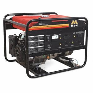 MI-T-M GEN-8000-0MK0 Portable Generator, Gasoline, 6, 900 W, 8000 W, 120/240V AC, 66.7/33.3, Recoil, 11.4 Hr | CT3QRG 39W904