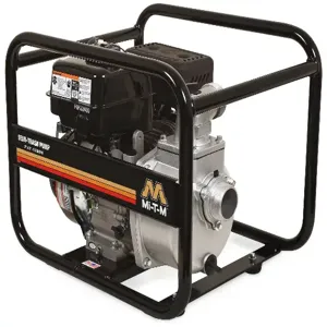 MI-T-M WTP-S02-1MGM Semi-Trash Pump, 2 x 2 Inch Suction Discharge, 115 Feet Head, 50 Psi, 212 cc | CV6ZHG