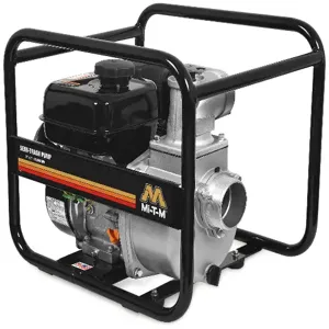 MI-T-M WTP-S03-2MGM Semi-Trash Pump, 3 x 3 Inch Suction Discharge, 104 Feet Head, 45 Psi, 212 cc | CV6ZHJ