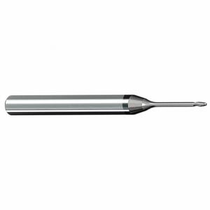 MICRO 100 MEF-031-200 Square End Mill, Single End, 1/64 Inch Milling Dia, 9/64 Inch Neck Length | CT3EJD 54FC85