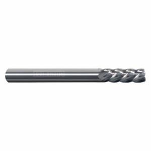 MICRO 100 VHM-500-5K Square End Mill, Center Cutting, 5 Flutes, 1/2 Inch Milling Dia, 1 Inch Length Of Cut | CT3EFM 54FE08