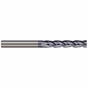 MICRO 100 GELM-250-4X Square End Mill, Center Cutting, 4 Flutes, 25 mm Milling Dia, 75 mm Length Of Cut | CT3EFG 60NR42