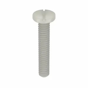 MICRO PLASTICS 010256P050 Machine Screw, Pan, 2-56 Thread Size, 1/2 Size, 50Pk | AD7BVW 4DEU1