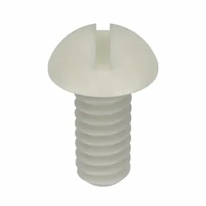 MICRO PLASTICS 010256R018 Machine Screw, Nylon 2-56 Thread Size, 3/16 Size, 50Pk | AD7CAG 4DFJ6