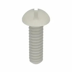 MICRO PLASTICS 010440R037 Machine Screw, Nylon, 4-40 Thread Size, 3/8 Size, 50Pk | AD7BZL 4DFG2