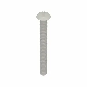 MICRO PLASTICS 010440R100 Machine Screw, Nylon, 4-40 Thread Size, 1 Size, 50Pk | AD7CAK 4DFJ9