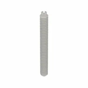 MICRO PLASTICS 010440S100 Slotted Drive Screw, Flat, 4-40 Thread Size, 1 Size, 50Pk | AD7QGU 4FXH8