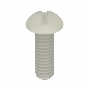 MICRO PLASTICS 010832R050 Machine Screw, Nylon, 8-32 Thread Size, 1/2 Size, 50Pk | AD7BZU 4DFG9