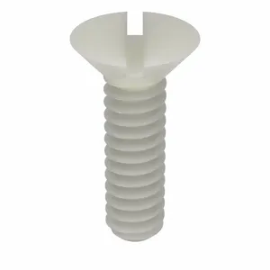 MICRO PLASTICS 020632A050 Machine Screw, Flat, 6-32 Thread Size, 1/2 Size, 50Pk | AD7CKV 4DJG5