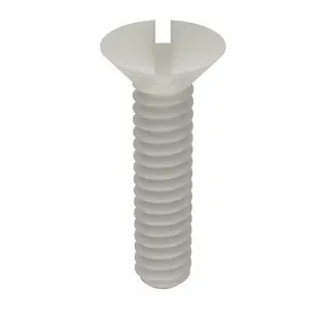 MICRO PLASTICS 020632A062 Machine Screw, Flat, 6-32 Thread Size, 5/8 Size, 50Pk | AD6TXF 4AHK9