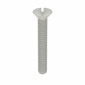 MICRO PLASTICS 020632A100 Machine Screw, Flat, 6-32 Thread Size, 1 Size, 50Pk | AD7CKT 4DJG3