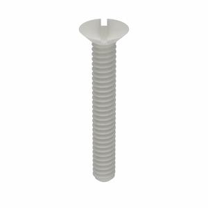 MICRO PLASTICS 020632B100 Machine Screw, Flat, 6-32 Thread Size, 1 Size, 50Pk | AD6TXE 4AHJ9