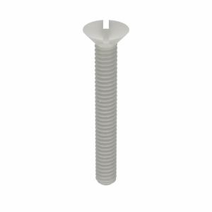 MICRO PLASTICS 022520A200 Machine Screw, Flat, 1/4-20 Thread Size, 2 Size, 50Pk | AD6TWT 4AHG5