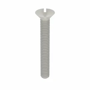 MICRO PLASTICS 022520A200 Machine Screw, Flat, 1/4-20 Thread Size, 2 Size, 50Pk | AD6TWT 4AHG5