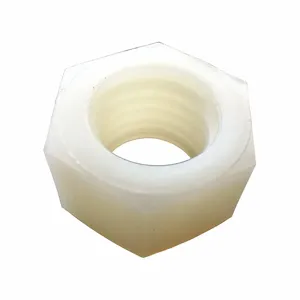 MICRO PLASTICS 0487509HN Hex Nut, Machine Screw, Nylon 7/8 Thread Size, 9 Size, 5Pk | AD6TNT 4AGJ2