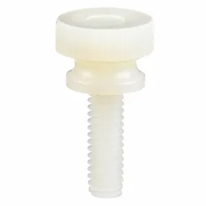 MICRO PLASTICS 090832050T Thumb Screw, Knurled, 8-32 Thread Size, 1/2 Size, 10Pk | AD8XVJ 4NHV5