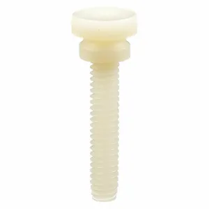 MICRO PLASTICS 092520150T Thumb Screw, Knurled, 1/4-20 Thread Size, 1-1/2 Size, 10Pk | AD8XUG 4NHR7