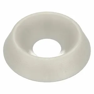 MICRO PLASTICS 11SFW0006B Countersunk Washer, Nylon, 6 X 0.437 Outer Dia., 20Pk | AD7BKG 4DCR8