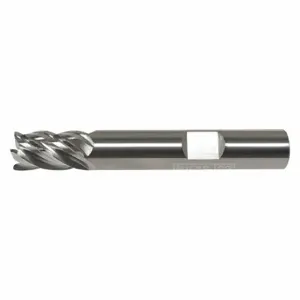 MICRO 100 VHS-250-5 Square End Mill, Center Cutting, 5 Flutes, 1/4 Inch Milling Dia, 7/32 In | CT3EFV 54FE29