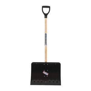MIDWEST 96800 Steel Snow Shovel, 18 Inch Size, 41 Inch Widthood Handle | CT3EML 44VZ24