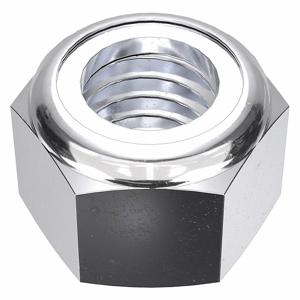 MIDWEST ACORN NUT MPB3258 Hex Locknut, Chrome, 7/16-14 Thread Size, 5Pk | AB9WKB 2FUJ5