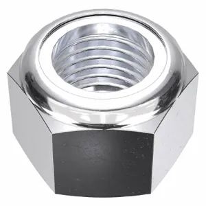 MIDWEST ACORN NUT MPB3259 Hex Locknut, Chrome, 7/16-20 Thread Size, 5Pk | AB9WHB 2FUA6