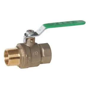 MIDWEST MBB-100NL Control Brass Ball Valve, Lead-Free, 1 Inch Mpt X Fpt | CT3EMA 59PW66