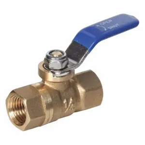 MIDWEST MFBV-25 Control Mini Brass Ball Valve, 1/4 Inch Fpt | CT3EMB 59PW90