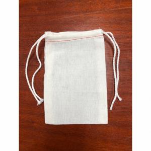 MIDWEST MP-24CB1 Drawstring Parts Bag, 4 Inch Lg, 2 3/4 Inch Width, Cotton/Poly Blend, Natural, 100 PK | CT3EXD 5DHZ9