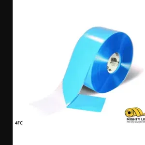 MIGHTY LINE 4FC Floor Marking Tape, Extra-Protective Overlaminate, Solid, Clear, 4 Inch x 100 ft | CT3EZG 395R60