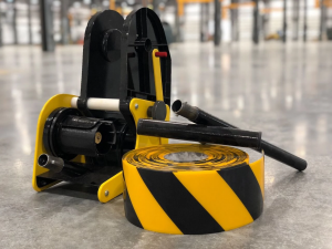 MIGHTY LINE MightyLiner Floor Tape Applicator, Black/Yellow, 15 Inch Height, 3 Inch Core Size | CD6LRY 54ZF79